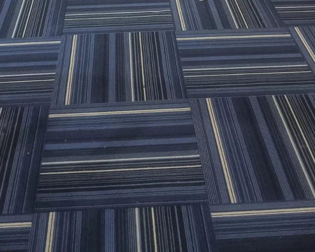Vinyl flooring installed by M R Venetians in a commercial interior