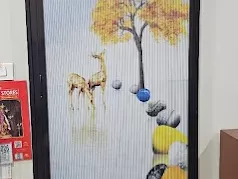 Pleated Mosquito Net Door Screen